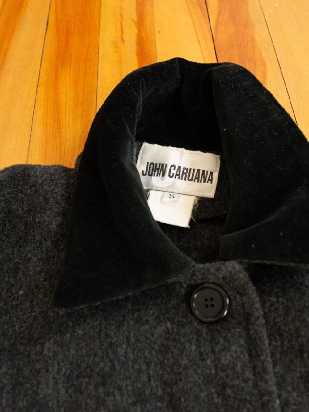Vintage Academia Librarian Cape, Wool, Black/Gray - Picture 3 of 7